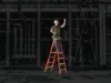 LOUISVILLE LADDER 4-FOOT FIBERGLASS PINNACLE PRO PLATFORM LADDER, FXP1704 - Image 4