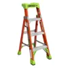LOUISVILLE LADDER 4-FOOT FIBERGLASS CROSS STEP LADDER, FXS1504 - Image 2