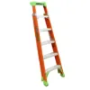 LOUISVILLE LADDER 6-FOOT FIBERGLASS CROSS STEP LADDER, FXS1506