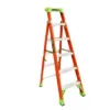 LOUISVILLE LADDER 6-FOOT FIBERGLASS CROSS STEP LADDER, FXS1506 - Image 2