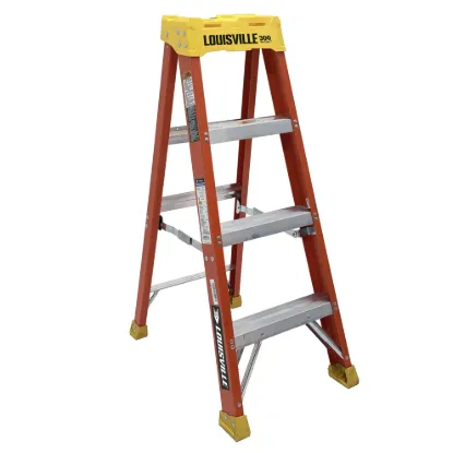 LOUISVILLE LADDER 4-FOOT FIBERGLASS STEP LADDER, L-3016-04