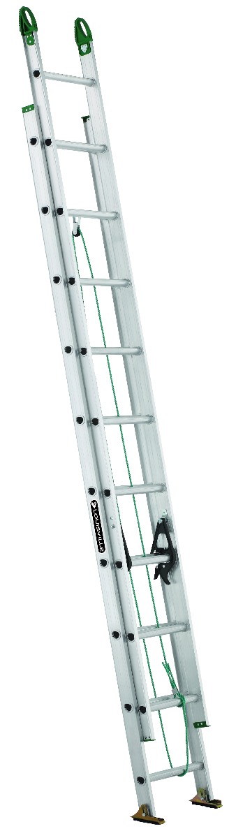 Louisville Ladder W-2222-16PG 20ft Extension Ladder for sale online 