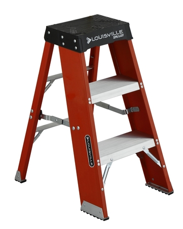 Louisville ladder FC1000 Series Rhino 375 Fiberglass Combination  Step-To-Straight Ladders - FC1208 - SEPTLS443FC1208 