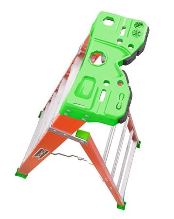 Louisville Ladder 12-Foot Fiberglass Cross Step Ladder, Type IA, 300