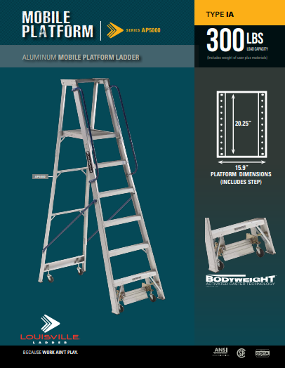 AP5000 Mobile Platform Flyer Marketing Material Image