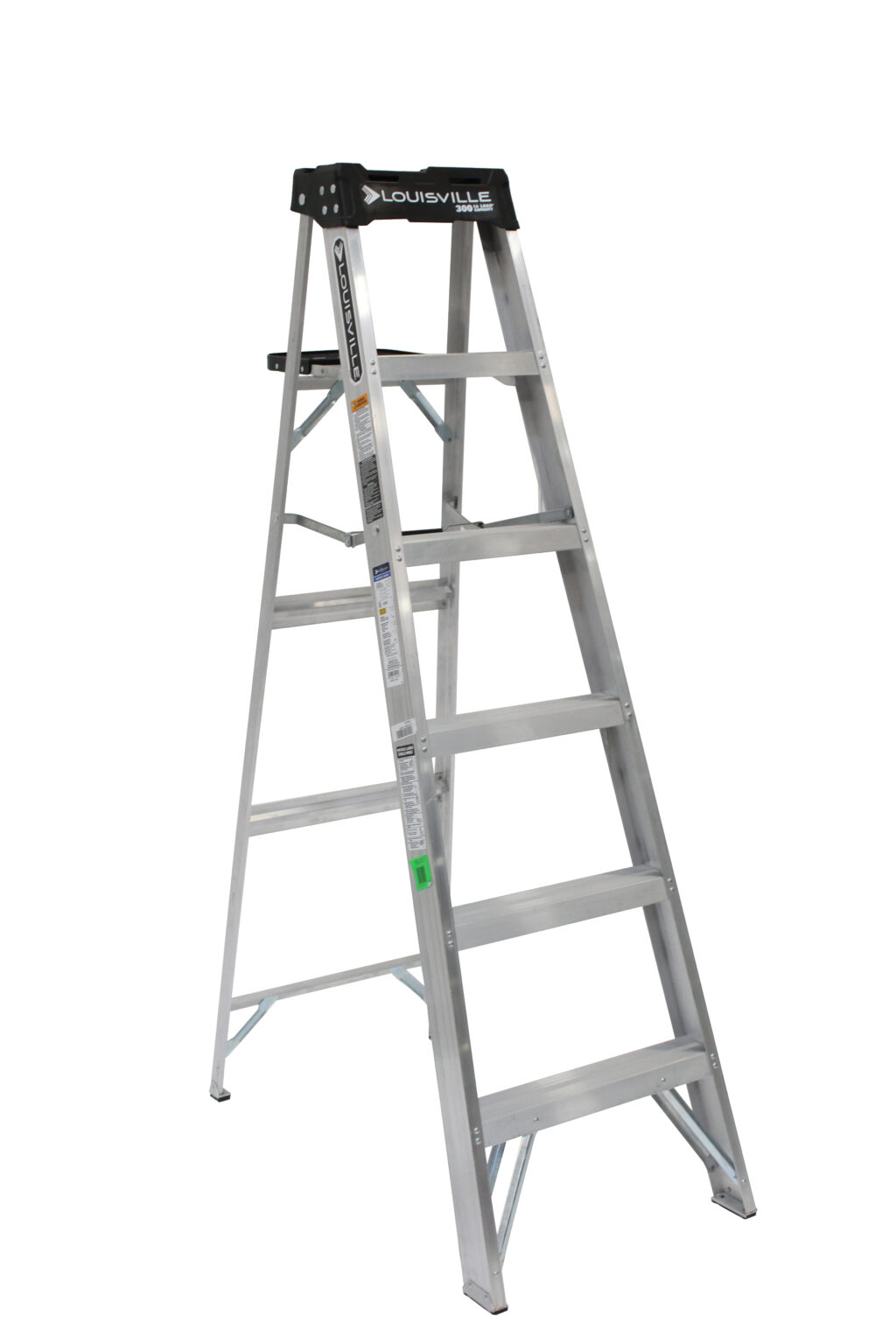 LOUISVILLE LADDER 6-FOOT FIBERGLASS CROSS STEP LADDER, TYPE IA, 300 ...