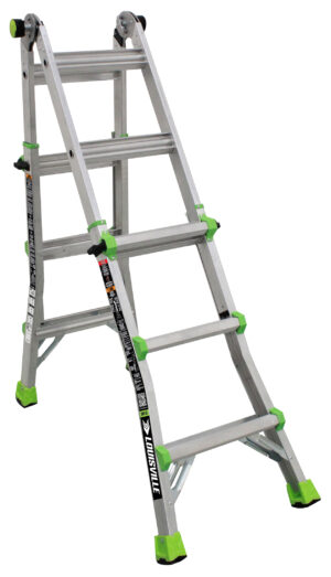 LOUISVILLE LADDER 14-FOOT ALUMINUM MULTIPURPOSE LADDER, TYPE IA, 300-POUND LOAD CAPACITY, L-2099-14