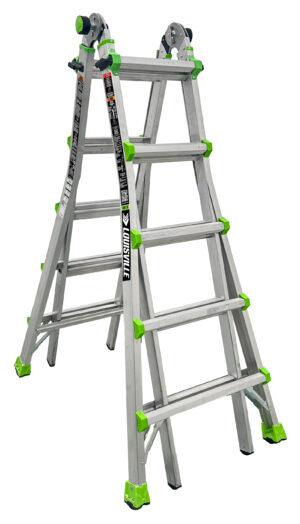 LOUISVILLE LADDER 22-FOOT ALUMINUM MULTIPURPOSE LADDER, TYPE IA, 300-POUND LOAD CAPACITY, L-2099-22